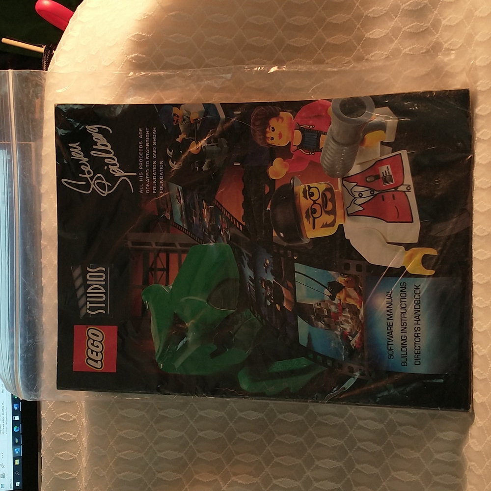 Lego Studios 2000 Steven Spielberg Directors HandBook Manual & Software CD